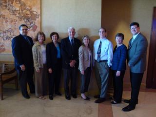 Trainers NIH y de University of Kentucky con Presidenta SAI, Fredeswinda Rivera